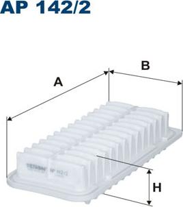 Filtron AP142/2 - Воздушный фильтр, двигатель unicars.by