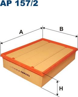 Filtron AP157/2 - Воздушный фильтр, двигатель unicars.by