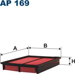 Filtron AP169 - Воздушный фильтр, двигатель unicars.by