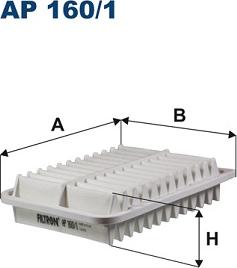 Filtron AP160/1 - Воздушный фильтр, двигатель unicars.by