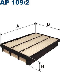 Filtron AP109/2 - Воздушный фильтр, двигатель unicars.by