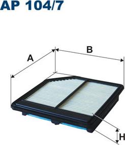 Filtron AP104/7 - Воздушный фильтр, двигатель unicars.by