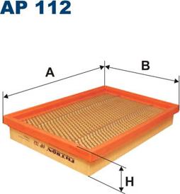 Filtron AP112 - Воздушный фильтр, двигатель unicars.by