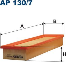 Filtron AP130/7 - Воздушный фильтр, двигатель unicars.by