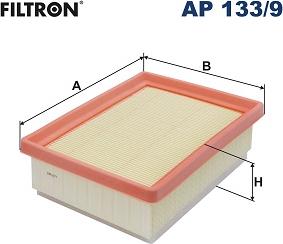 Filtron AP 133/9 - Воздушный фильтр, двигатель unicars.by