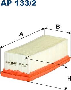 Filtron AP133/2 - Воздушный фильтр, двигатель unicars.by