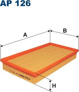 Filtron AP126 - Воздушный фильтр, двигатель unicars.by