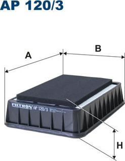 Filtron AP120/3 - Воздушный фильтр, двигатель unicars.by