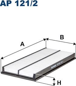 Filtron AP121/2 - Воздушный фильтр, двигатель unicars.by