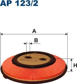 Filtron AP123/2 - Воздушный фильтр, двигатель unicars.by