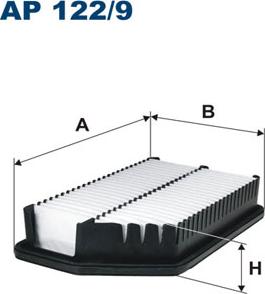 Filtron AP122/9 - Воздушный фильтр, двигатель unicars.by