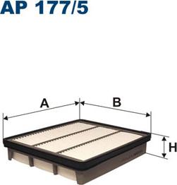 Filtron AP177/5 - Воздушный фильтр, двигатель unicars.by