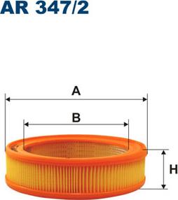 Filtron AR347/2 - Воздушный фильтр, двигатель unicars.by