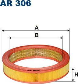 Filtron AR306 - Воздушный фильтр, двигатель unicars.by