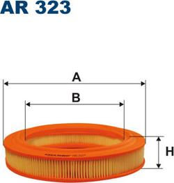 Filtron AR323 - Воздушный фильтр, двигатель unicars.by