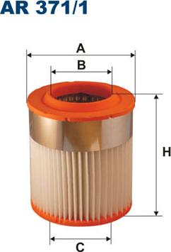 Filtron AR371/1 - Воздушный фильтр, двигатель unicars.by