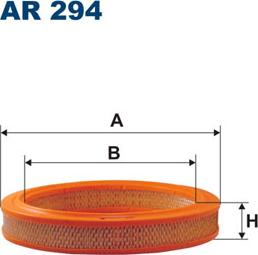 Filtron AR294 - Воздушный фильтр, двигатель unicars.by