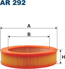 Filtron AR292 - Воздушный фильтр, двигатель unicars.by