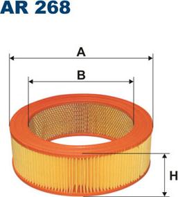 Filtron AR268 - Воздушный фильтр, двигатель unicars.by