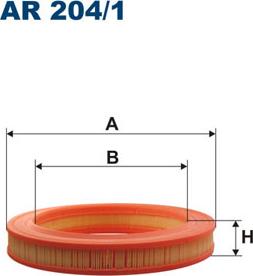 Filtron AR204/1 - Воздушный фильтр, двигатель unicars.by