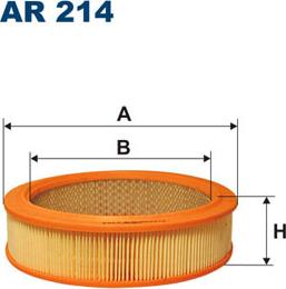 Filtron AR214 - Воздушный фильтр, двигатель unicars.by