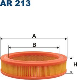 Filtron AR213 - Воздушный фильтр, двигатель unicars.by