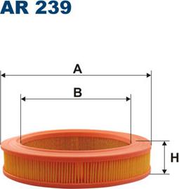 Filtron AR239 - Воздушный фильтр, двигатель unicars.by