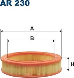 Filtron AR230 - Воздушный фильтр, двигатель unicars.by