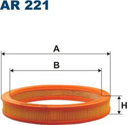 Filtron AR221 - Воздушный фильтр, двигатель unicars.by