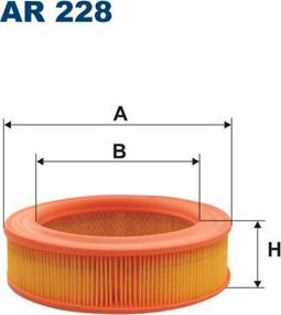 Filtron AR228 - Воздушный фильтр, двигатель unicars.by