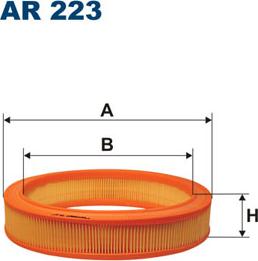 Filtron AR223 - Воздушный фильтр, двигатель unicars.by