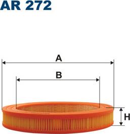 Filtron AR272 - Воздушный фильтр, двигатель unicars.by