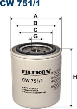 Filtron CW751/1 - Фильтр охлаждающей жидкости unicars.by