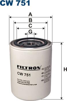 Filtron CW751 - Фильтр охлаждающей жидкости unicars.by