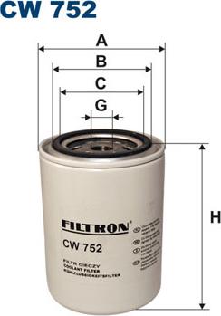 Filtron CW752 - Фильтр охлаждающей жидкости unicars.by