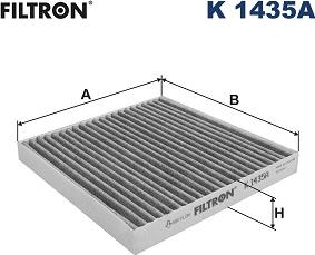 Filtron K 1435A - Фильтр воздуха в салоне unicars.by