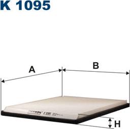 Filtron K1095 - Фильтр воздуха в салоне unicars.by