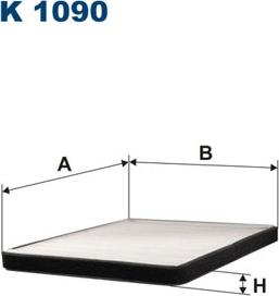 Filtron K1090 - Фильтр воздуха в салоне unicars.by