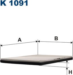 Filtron K1091 - Фильтр воздуха в салоне unicars.by