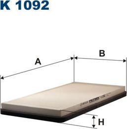 Filtron K1092 - Фильтр воздуха в салоне unicars.by