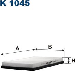 Filtron K1045 - Фильтр воздуха в салоне unicars.by