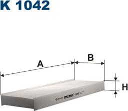 Filtron K1042 - Фильтр воздуха в салоне unicars.by