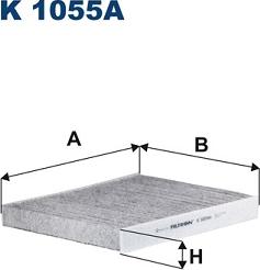 Filtron K 1055A - Фильтр воздуха в салоне unicars.by