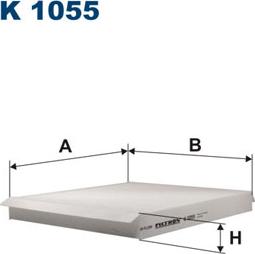 Filtron K1055 - Фильтр воздуха в салоне unicars.by