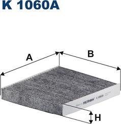 Filtron K 1060A - Фильтр воздуха в салоне unicars.by