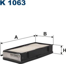 Filtron K1063 - Фильтр воздуха в салоне unicars.by