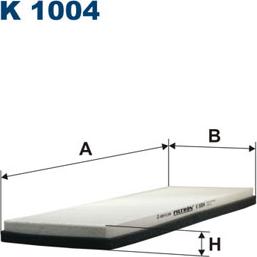 Filtron K1004 - Фильтр воздуха в салоне unicars.by