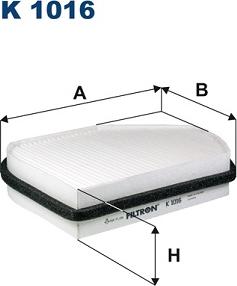 Filtron K1016 - Фильтр воздуха в салоне unicars.by