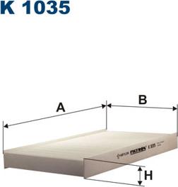 Filtron K1035 - Фильтр воздуха в салоне unicars.by