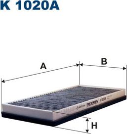 Filtron K1020A - Фильтр воздуха в салоне unicars.by